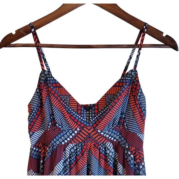 AMERICAN EAGLE Women's 2 Small Dress V-Neck Spaghetti Strap Lined Empire Waist - Picture 2 of 8